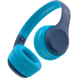 Навушники дитячі накладні бездротові HAVIT, блакитні (HV-H626BT) - мініатюра 4