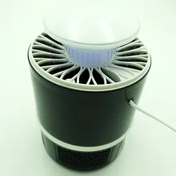 Лампа пастка для комарів нищівник комах 5 Вт USB Mosquito Killer Lamp чорна - мініатюра 4