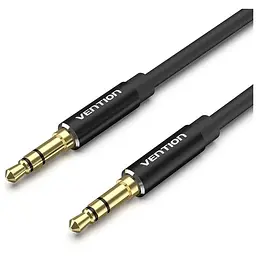 Кабель мультимедійний 3.5mm M to 3.5mm M 1.5m black Vention (BAXBG)