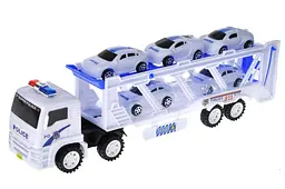 Автовоз з машинками інерційний 8838B в ковпаку р.33,4x9,3x11,8 см YG Toys - мініатюра 2