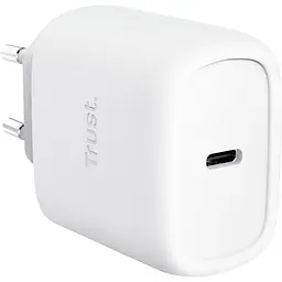 Зарядний пристрій мережевий Trust Maxo 45Вт, GaN, USB-C PD/PPS, білий - мініатюра 2