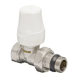 Комплект для підключення радіатора Koer 1/2"x1/2" прямий з термоголовкою SET-12 KR3177 - мініатюра 2
