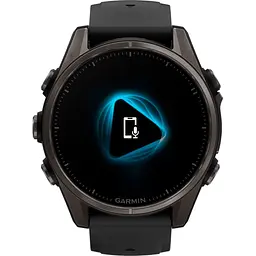 Смарт-годинник Garmin Fenix 8 AMOLED Sapphire 43mm Carbon Gray DLC Titanium with Black/Pebble Gray Silicone Band (010-02903-21) [115064] - мініатюра 7