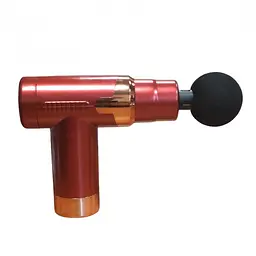 Масажер м'язовий розслаблюючий ручний 4 насадки на акумуляторі Fascial Gun JY-760