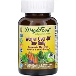 Мультивітаміни для жінок 40+ MegaFood Women Over 40 One Daily 30 таблеток - мініатюра 2