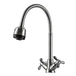 Змішувач для кухні Domino DK-H1-2N-103MA Хром
