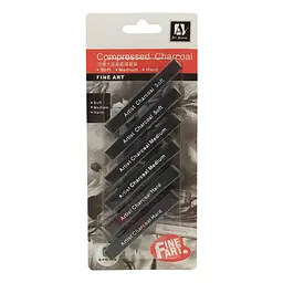 Воскові олівці "Artist Charcoal Soft" CPC0810 чорні