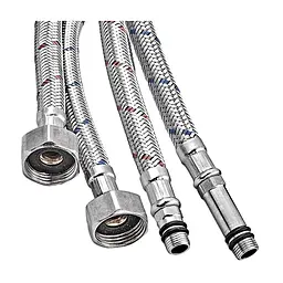 Гнучке підведення Champion FH-01-F1/2"xM10-80 нержавійка (пара) AC0670 - мініатюра 2