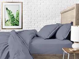 Набір наволочок Cosas Stormy 50х70 см сталевий (SetPillow_RanforsSteel_50х70) - мініатюра 4