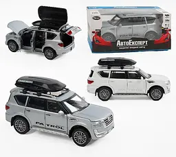 Машинка Автопром нісан патрол Nissan Patrol 50915 Авто Експерт 2 види, металопластик, 1:32, звук, світло, інерція - мініатюра 2