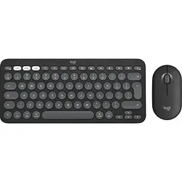 Комплект бездротовий (клавіатура та миша) Logitech Pebble 2 Combo for Mac Graphite (920-012244) - мініатюра 6