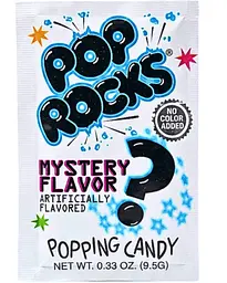 Цукерки Pop Rocks Mystery Flavour Artificially Flavored 9.5г
