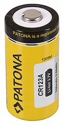Акумулятор Patona CR123A (16340) 700mAh 3.7V (Жовтий) - мініатюра 2