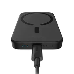 Портативна батарея Baseus Magnetic Wireless Charging 6000mAh 20W Overseas Edition PPCX050001 Black - мініатюра 3