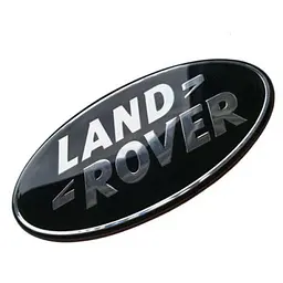 Емблема решітки LAND ROVER чорна 86х43 мм метал (на скотчі) OEM DAG500160