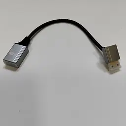 Кабель кутовий HDMI mini (тато) - HDMI (мама) кут 90 градусів. Довжина 20 см - мініатюра 8
