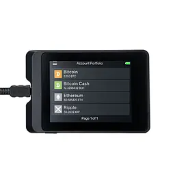 Апаратний криптогаманець SecuX W10 з сенсорним екраном Чорний