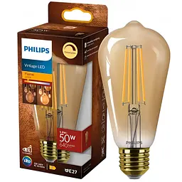 Лампа Philips LED CLA 50W ST64 E27 922 GOLD D димуюча (929003061668)