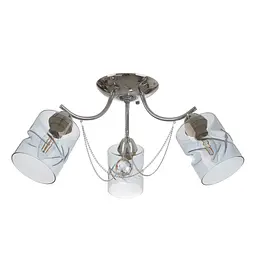 Люстра стельова Brille в спальню E27 60W CH (LK-658C/3)