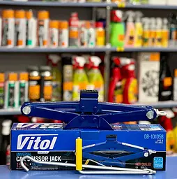 Домкрат гвинтовий "ромб"1.5 т. висота підйому 390мм. Vitol 2,7кг (DB-10105B/ST-105B) - мініатюра 2