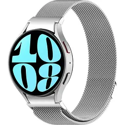Ремінець ArmorStandart Milanese Magnetic для Samsung Galaxy Watch 7/FE/6/6 Classic/5/5 Pro/4/4 Classic Silver (ARM86845) [151808]