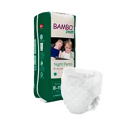 Нічні ЕКО Підгузки-трусики для хлопчиків Bambo Dreamy Night Pants Boys (35-50 кг). Bambo Nature (18877) - мініатюра 3