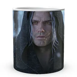 Кухоль GeekLand The Witcher Відьмак Геральт TW 002.019 330 мл білий - мініатюра 2