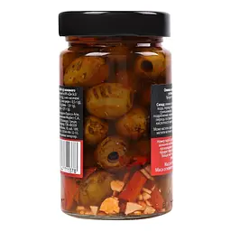 Оливки Nefeli Barbeque olives зелені без кісточки у стилі барбекю 290 г - мініатюра 2