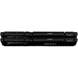 Модуль пам'яті для комп'ютера DDR5 32GB (2x16GB) 5200 MHz Beast Black Kingston Fury (ex.HyperX) (KF552C40BBK2-32) - мініатюра 6