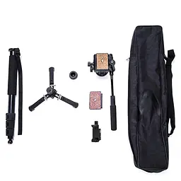 Монопод Yunteng VCT-588 DSLR 166 см Чорний (VCT-588) - мініатюра 9