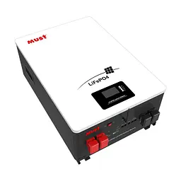 Акумуляторна батарея літій-залізо-фосфатна 200Аг 51.2В 10240Втг Must LP16-48200 настінний монтаж (42-00152) - мініатюра 4