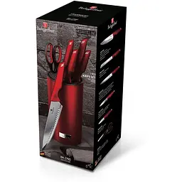 Набір ножів Berlinger Haus Metallic Line Burgundy Edition, червоний (BH 2790) - мініатюра 3