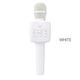 Портативна колонка-мікрофон HOCO BK5 Cantando karaoke microphone 5W White (6931474742292) - мініатюра 3