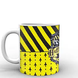 Кухоль GeekLand Harry Potter Гаррі Поттер Hufflepuff HP.02.005 330 мл білий - мініатюра 2