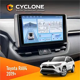 Штатна магнітола Toyota RAV4 2019+ Cyclone C10-012 4x64, DSP, 4G Cyclone (НФ-00007769)