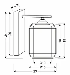 Бра Candellux 21-10186 Jonera - мініатюра 4