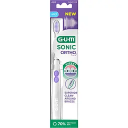 Зубна щітка GUM Sonic Ortho звукова ортодонтична - мініатюра 6
