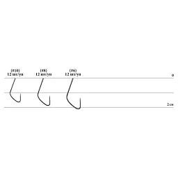 Крючок Decoy AH-6 Area Hook VI Spic 8 (12 шт/уп) - миниатюра 2
