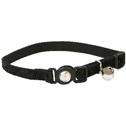Нашийник для котів Coastal Fashion Safe Cat безпечний 1х30см (SP06723_BLK12)