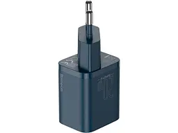 Мережевий зарядний пристрій BASEUS Super Si Quick Charger Type-C 20 W Blue (CCSUP-B03) - мініатюра 3