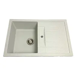 Кухонна мийка Adamant Fort 770x495x200 old stone 100002003, Сірий - мініатюра 2