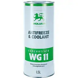 Антифриз WOLVER Antifreeze Concentrate G11 концентрат -80 ° C зелений 1,5л - мініатюра 2