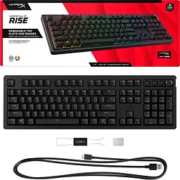 Клавіатура HyperX Alloy Rise PBT HX Red Black (7G7A3AA) - мініатюра 6