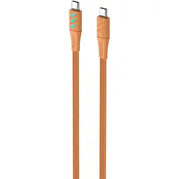 Кабель Havit HV-CB6254 PD60W з LED індикатором USB-C to USB-C 3A 1 м помаранчевий (HV-CB6254) - мініатюра 3