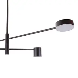 Світильник стельовий Brille підвісний BR-01 631S/4 LED 28W WW+NW+CW BK - мініатюра 3