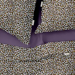 Комплект постільної білизни Cosas сімейний з простирадлом на резинці LEOPARD CS3 2 x 160 x 220 см (LeopardPattern_El-95Aurora_160x2) - мініатюра 3