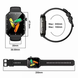 Смарт-годинник Blackview R60 Black - мініатюра 6