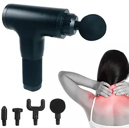 Масажний пістолет Fascial Gun для м'язів 2000 мАг (4 насадки) - мініатюра 5