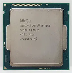 Процесор Intel Core i3 4160 (CM8064601483644) (Socket 1150, 4T, 3.6 ГГц, Tray) Б/в