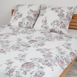 Постільна білизна ТЕП Happy Sleep Duo Josephina ранфорс євро біла - мініатюра 4